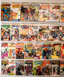 Big Lot of 50 Low Grade Reader Comics - Mostly Silver Age DC! *See Description