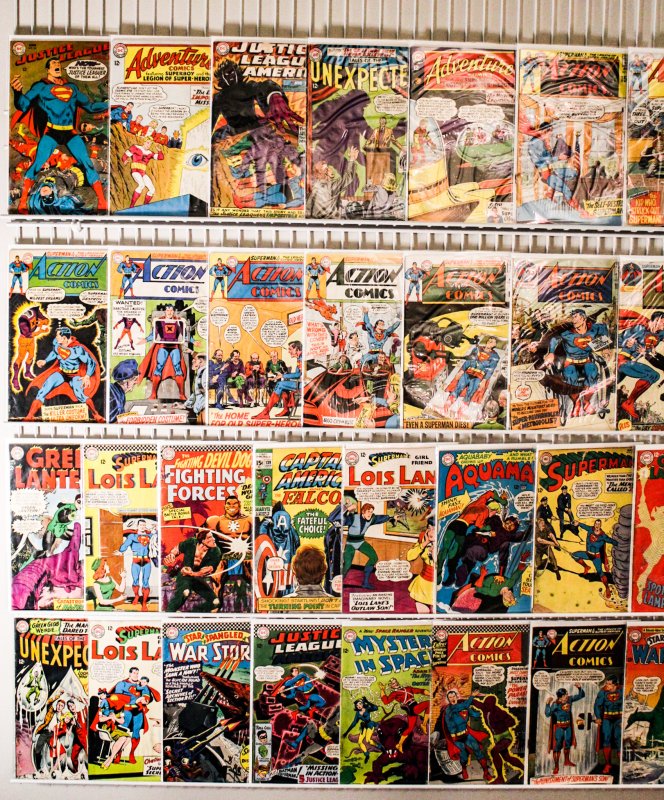 Big Lot of 50 Low Grade Reader Comics - Mostly Silver Age DC! *See Description