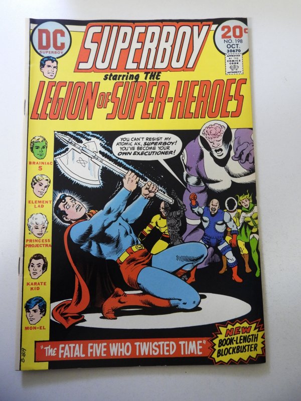 Superboy #198 (1973) FN+ Condition