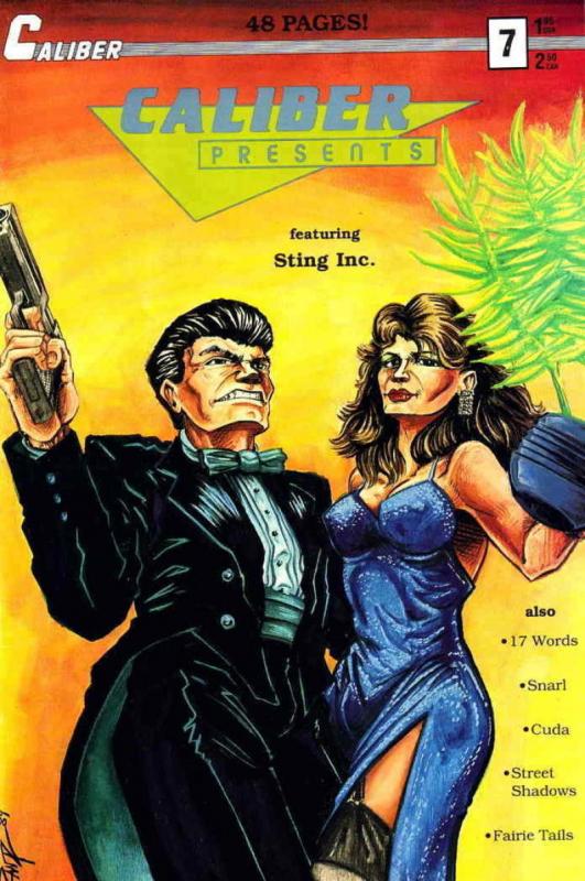 CALIBER PRESENTS #7, VF, Cuda, Tim Vigil, 1989, Horror, more in store