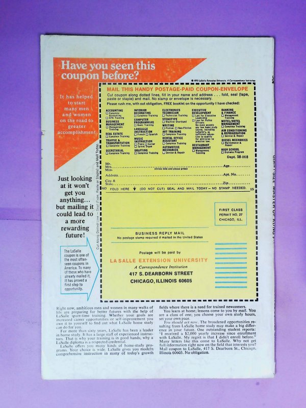 Giant-Size Master of Kung Fu #2 (1974)