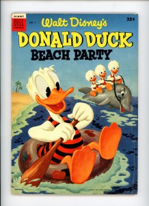 Donald Duck Beach Party #1  VG  1954
