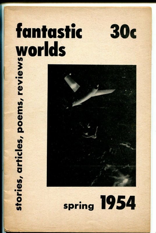 Fantastic Worlds #6 1954-Robert Silverberg-sci fi & horror zine-FN