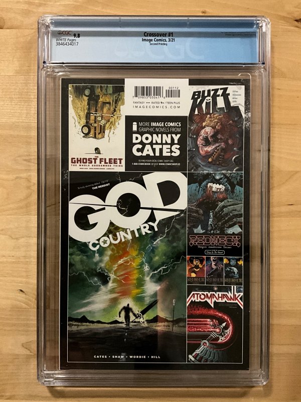 Crossover #1 (2020) Second Printing CGC 9.8