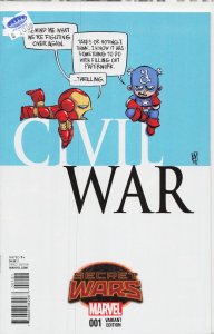 Civil War #1 Young Cover (2015) Captain America