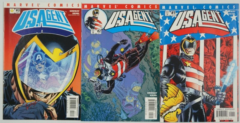 U.S. Agent vol. 2 #1-3 VF/NM complete series - captain america - usagent  ordway