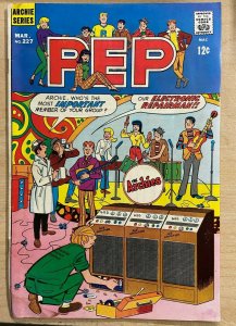 PEP #227 (Archie, 3/1969)  GOOD (G) Archie band (Archies) cover WATER STAIN