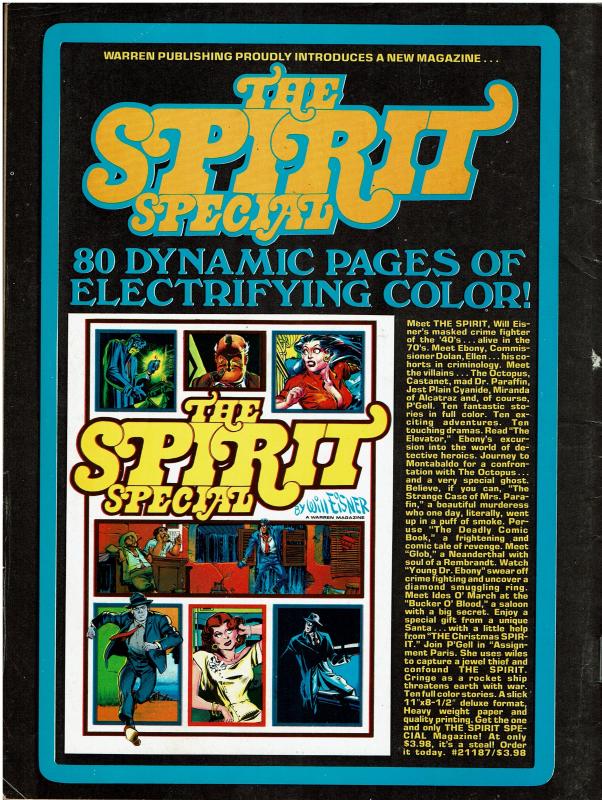 The Spirit (1974 Magazine) #15 - 5.0 or Better