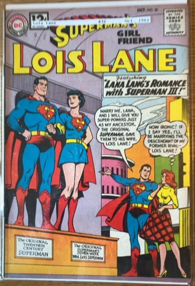 Superman's Girl Friend, Lois Lane #36 (1962) Lois Lane 
