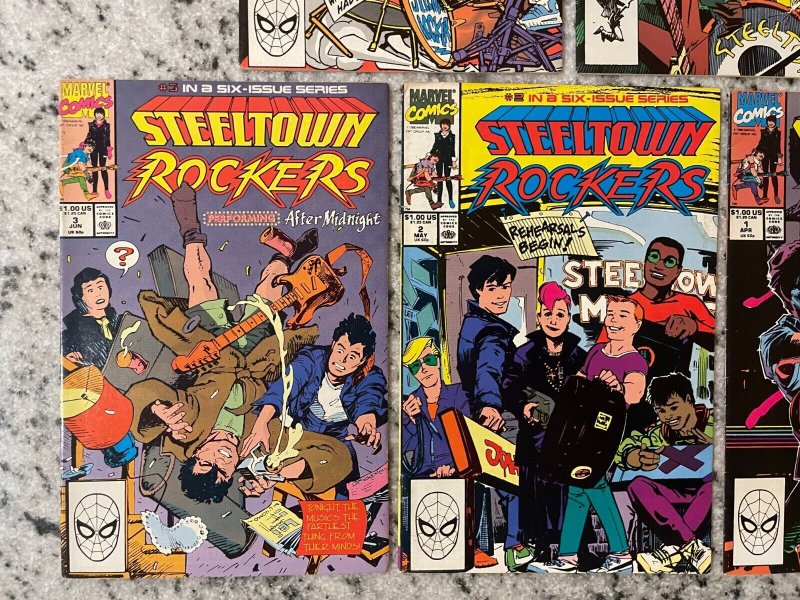 Lot Of 5 Steeltown Rockers Marvel Comic Books #1 2 3 4 5 Avengers Hulk Thor J971