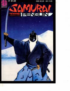 Lot Of 2 Comic Books Eclipse Salome #1 and Graphics Penguin Samurai #1   WT21
