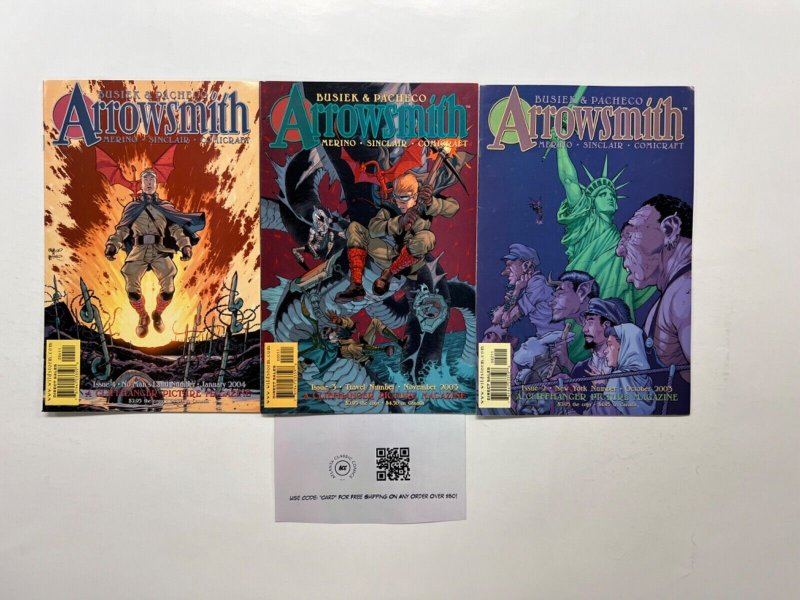 3 Arrowsmith Indie Comic Books # 2 3 4 25 JS42