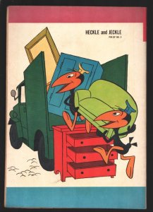 Heckle & Jeckle #3 1963-Gold Key-Back cover art-Gopher Broke appears-FN
