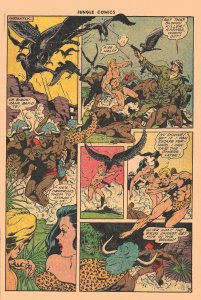 JUNGLE COMICS #53 (May1944) 5.0 VG/FN  52 pages - 6 stories! Early George Tuska!