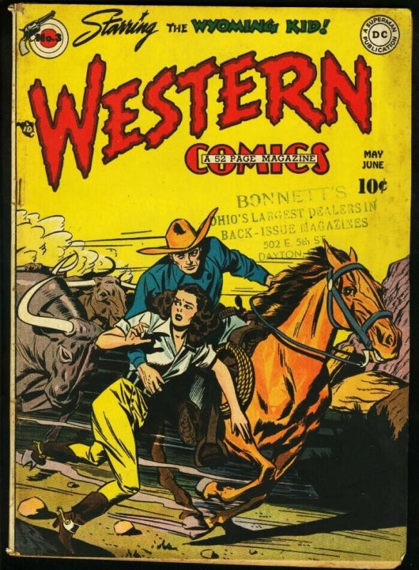 WESTERN #3-DC-GOLDEN AGE WESTERN COMIC VG 