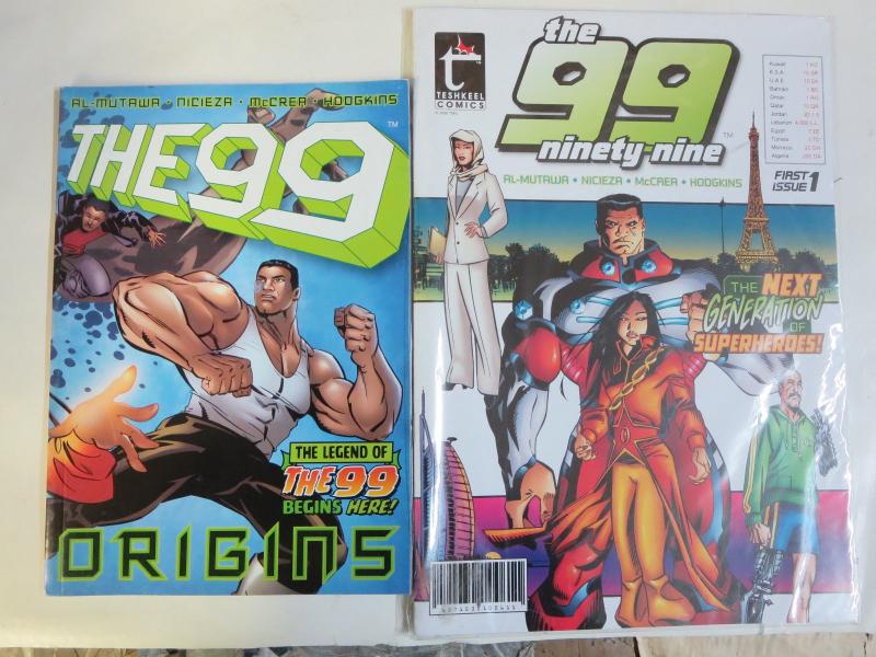 The 99 Lot of 2 by Naif Al-Mutawa Fabian Nicieza Islamic Superheroes!