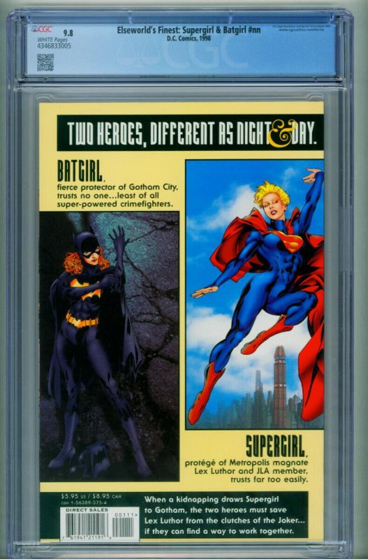 Elseworlds Finest: Supergirl and Batgirl CGC 9.8 1998 comic book DC 4346833005