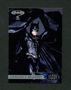 Batman Forever Card #6 ( Mint ) / Val Kilmer / 1995 Fleer