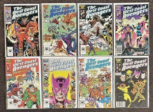 West Coast Avengers #9,10,11,12,13,14,15,16 1986 Marvel Comics Lot