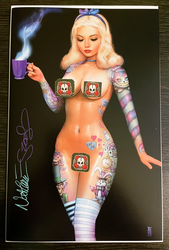 ZIRTY GIRLS #1 ALICE SZERDY EXCLUSIVE FULL NUDE SIGNED VIRGIN COVER LTD 100 NM+