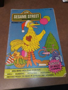 Sesame Street Magazine (Comic Size) Vol 2 #3 - 1971 big bird christmas cover