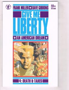 Give Me Liberty An American Dream Dark Horse Comics # 1 2 3 4 Frank Miller TW19