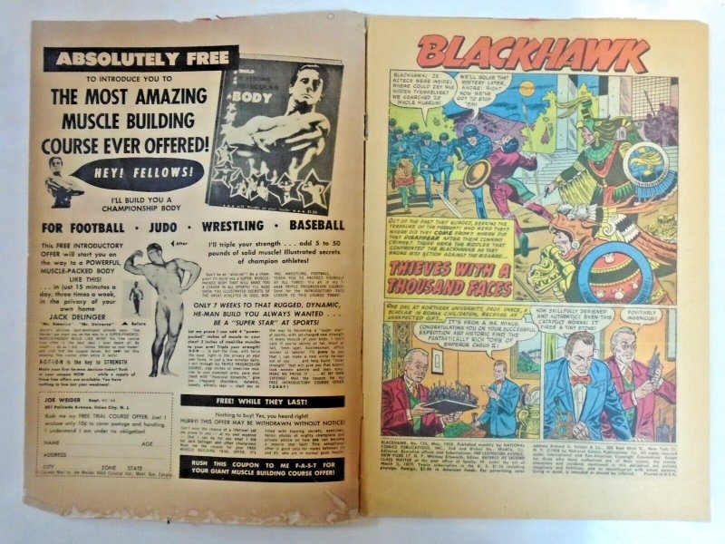 Blackhawk #124 VG (DC 1958)