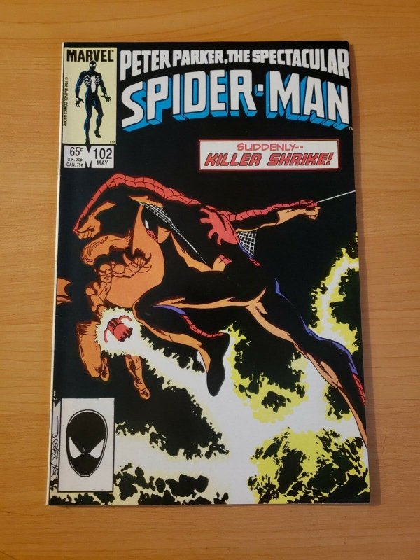 Spectacular Spider-Man #102 Direct Market Edition ~ NEAR MINT NM ~ 1985 Marvel