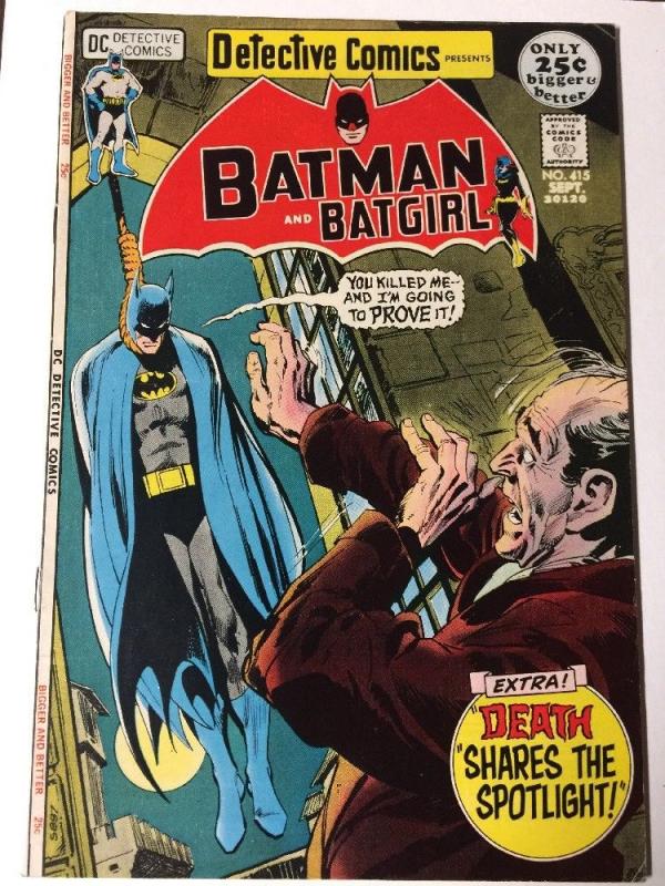 Detective Comics Featuring Batman 415 Vf Very Fine