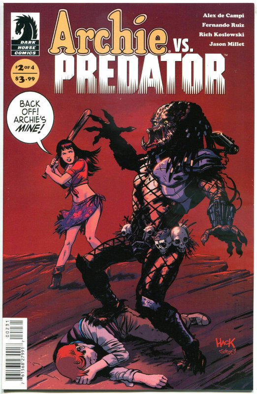 ARCHIE vs PREDATOR #2 C, NM, Batter Up, 2015, more Dark Horse in store