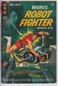 MAGNUS ROBOT FIGHTER #21 (Feb 1968) GD+ 2.5 slight yellowing to white paper.