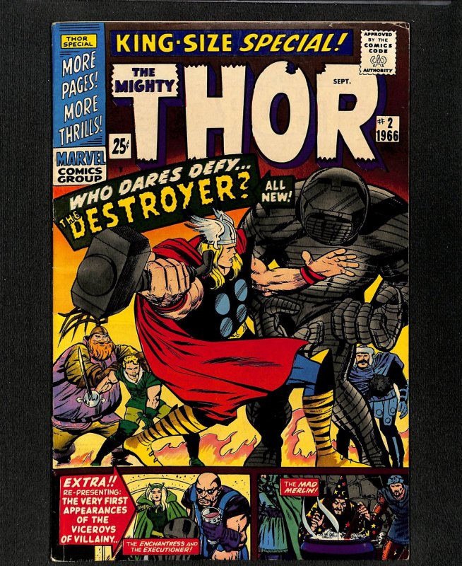 Thor Annual #2 Destroyer Appearance! Jack Kirby! Stan Lee!