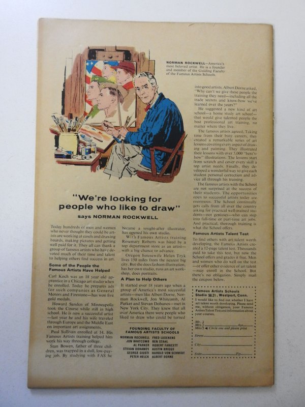 Captain Savage #1 (1968) VG Condition moisture stain