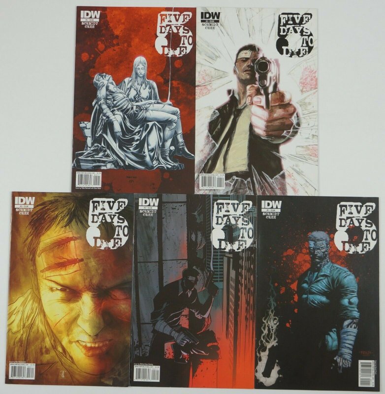 5 Days To Die #1-5 VF/NM complete series - cop drama comics set lot 2 3 4 idw