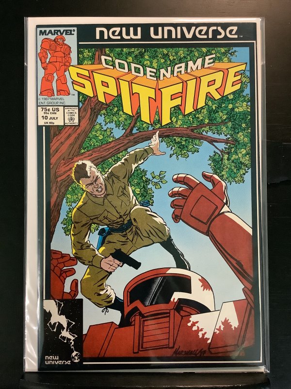 Codename: Spitfire #10 Direct Edition (1987)