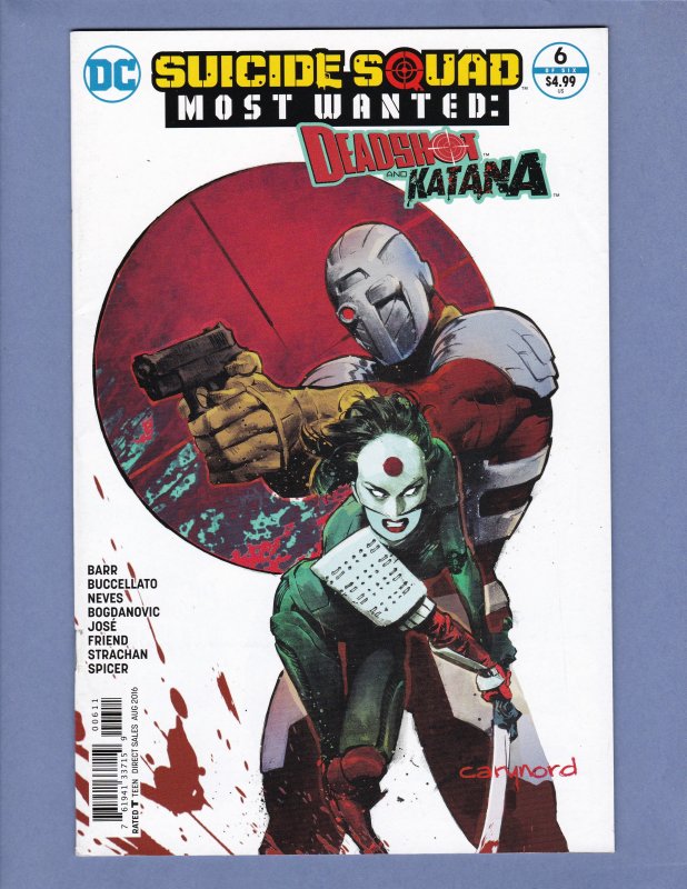 Suicide Squad Most Wanted Deadshot & Katana #6 FN Harley Quinn DC 2016