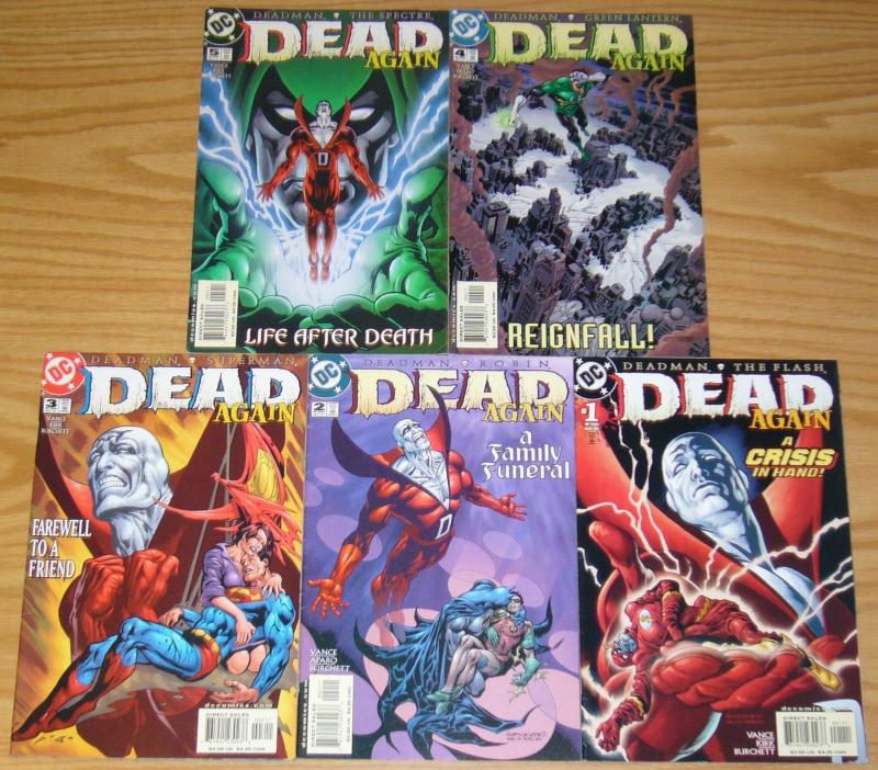 Deadman: Dead Again #1-5 VF/NM complete series - flash - green lantern superman