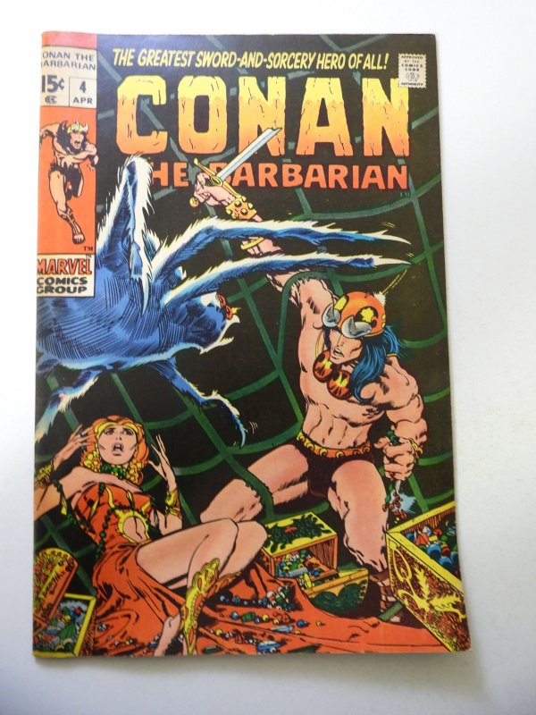 Conan the Barbarian #4 (1971) VG/FN Condition