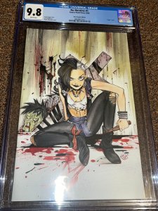 No Heroine 1 (2020), Hive Comics, Peach Momoko Virgin Variant, CGC Graded 9.8