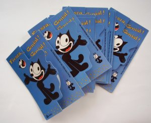 Felix the Cat Greeting Cards Set Spanish Felix el Gato Set Tarjetas Invitacion C