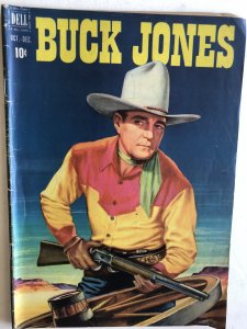 Buck Jones 4, VG, great painted rear cover too!