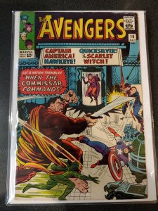 THE AVENGERS #18 MARVEL SILVER AGE CLASSIC F/F+