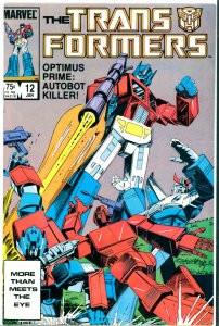 Transformers #12 Marvel Comics 1986 VF