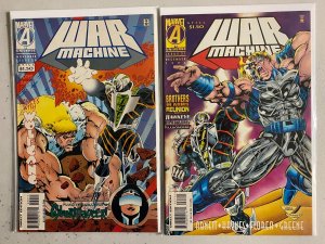 War Machine lot #2-21 Marvel 1st Series (6.0 FN) 18 different (1994 to 1995)