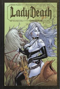 Lady Death Origins Volume 1 Hard Cover Signed & Limited t0 1250  Boundless  NM 9781592911141