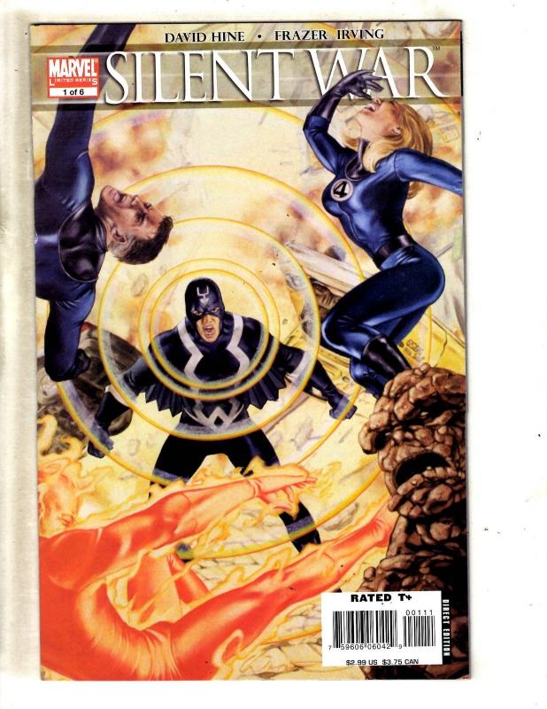 Silent War Complete Marvel Comics LTD Series # 1 1 2 3 4 5 6 Inhumans Bolt MF10