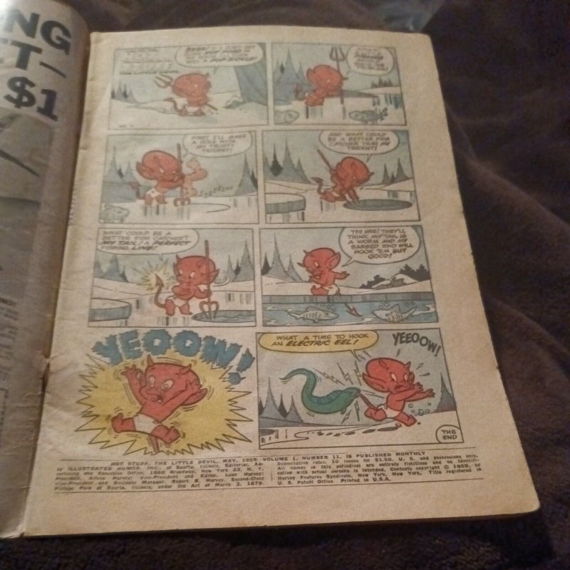 Hot Stuff The Little Devil 11 Harvey Comics 1959 Silver Age Cartoon kids book