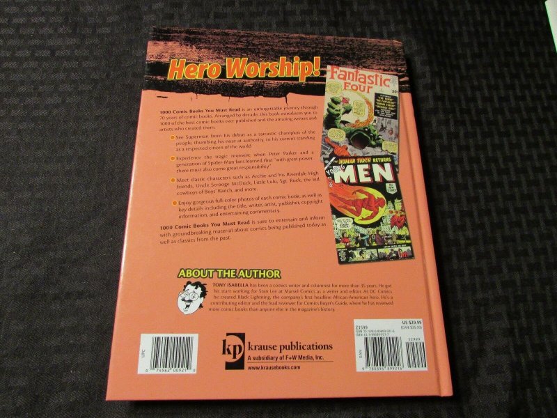 2009 1000 COMIC BOOKS You Must Read HC SIGNED by Tony Isabella VF/NM