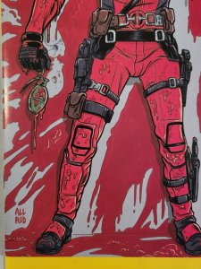 Deadpool Black White & Blood #4 Mike Allred Variant 2021 1st Sakura Spider NM