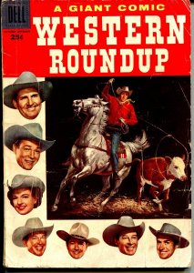 Western Roundup #16  1956 - Dell  -G - Comic Book